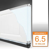 Clopay 111287 Gallery Collection 8 ft. x 7 ft. 6.5 R-Value Insulated Solid White Garage Door