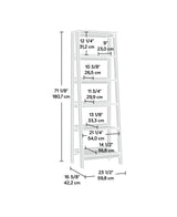 Sauder Trestle 5-Shelf Bookcase – Vintage Oak